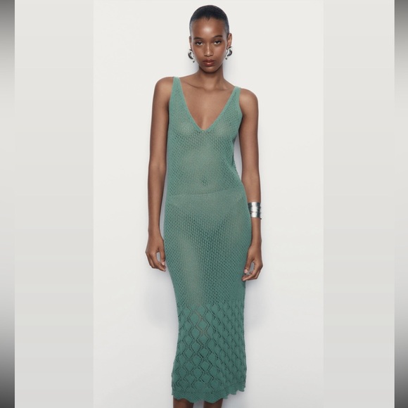 Strappy Chenille Dress / beach cover up - Picture 1 of 4